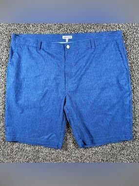 Peter Millar Crown Sport Mens 40 Blue Shackleford Performance Golf Shorts Chino
